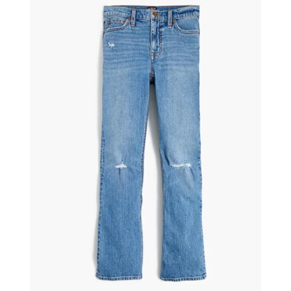 NWT J.Crew Flare Crop Jean In All-Day Stretch